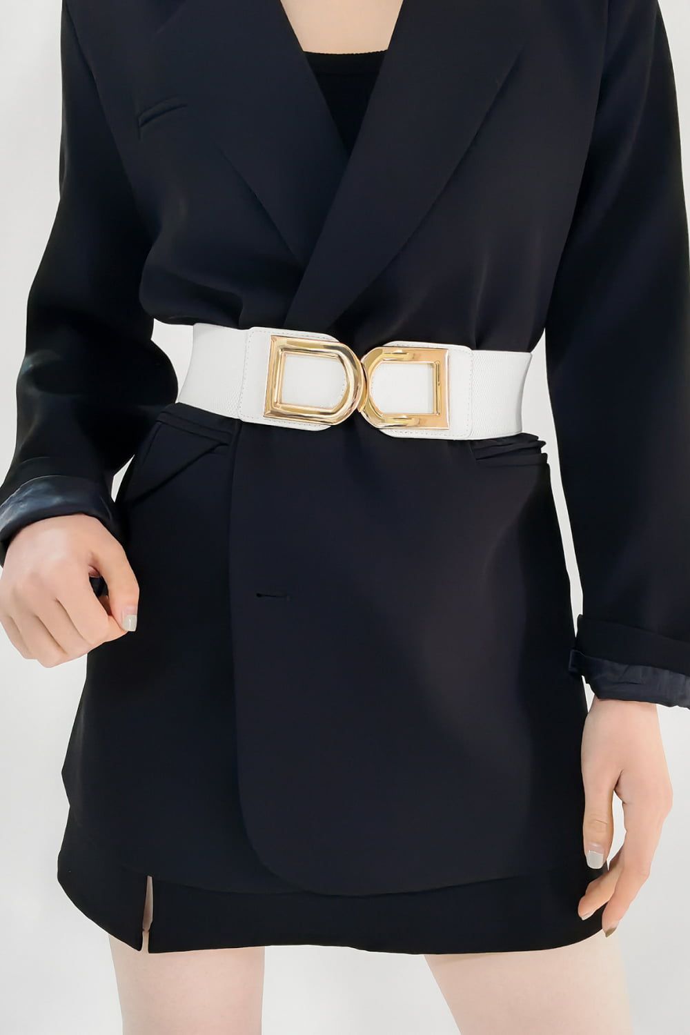 Double D Buckle PU Belt - Belt - FITGGINS