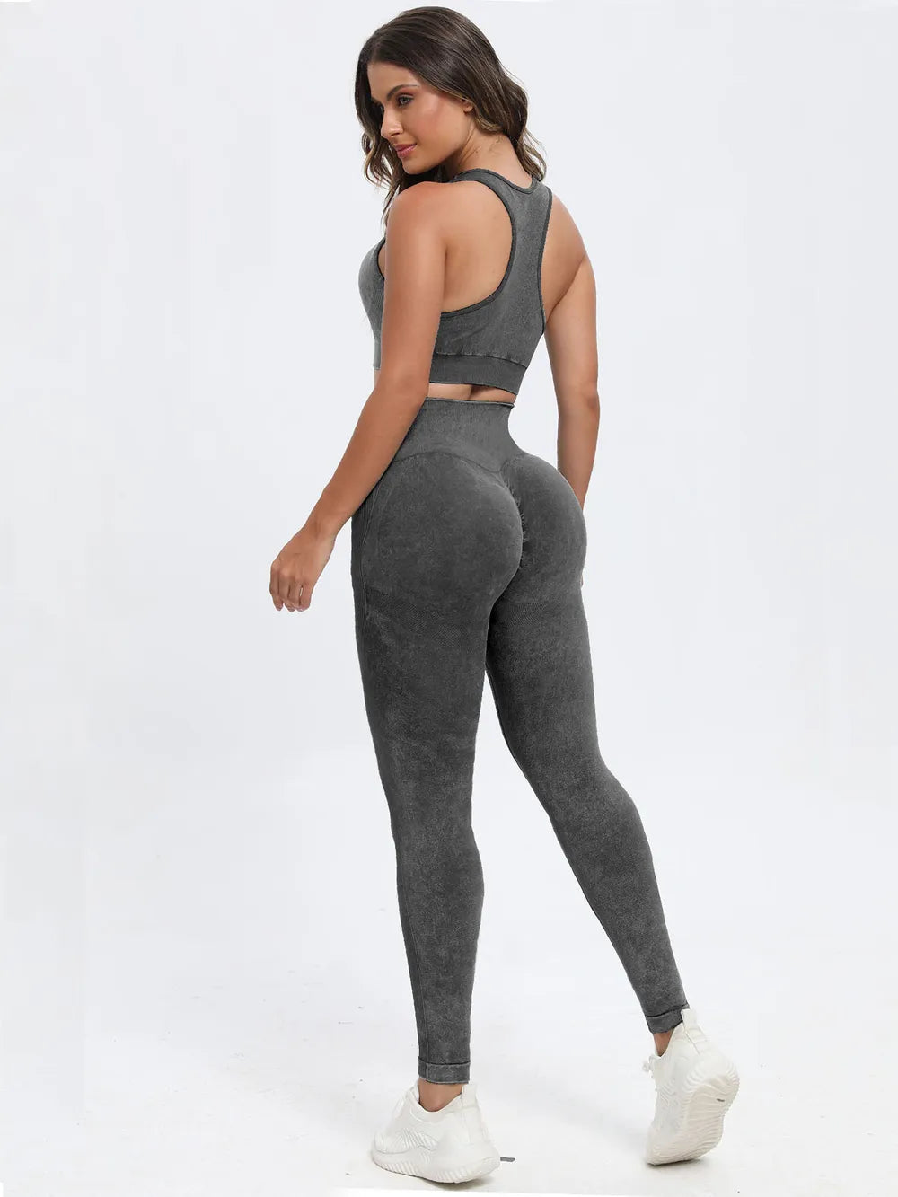 Scoop Neck Wide Strap Top and Pants Active Set Fitggins