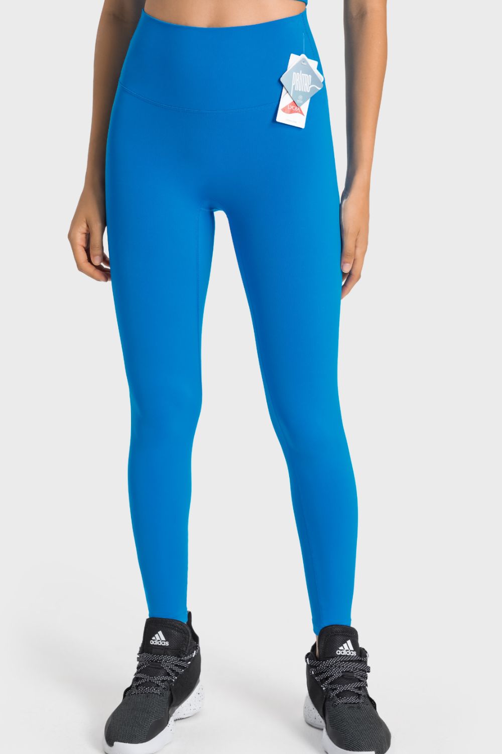 Millennia High-Rise Wide Waistband Yoga Leggings Sky Blue Fitggins