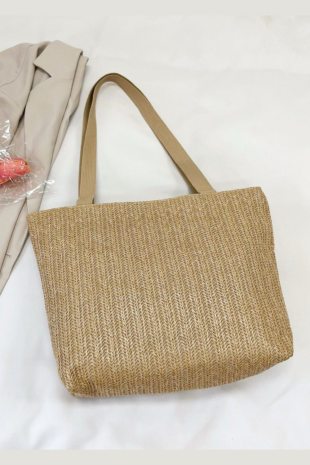 Straw Woven Tote Bag - Handbag - FITGGINS