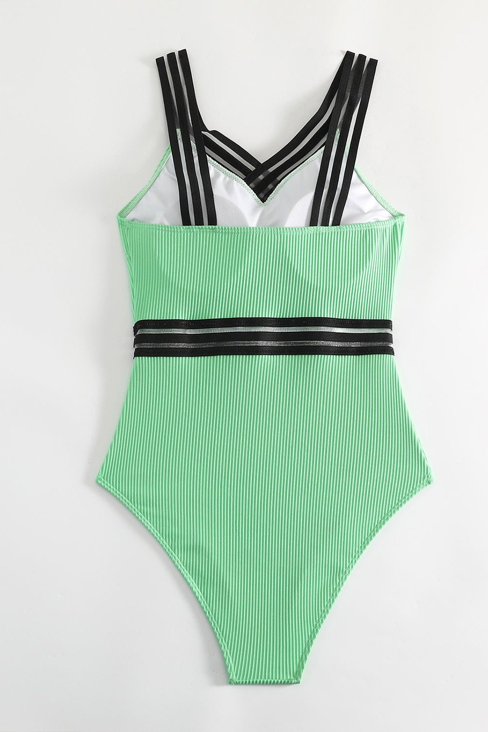 V-Neck One-Piece Swimwear - Swimwear One-Pieces - FITGGINS