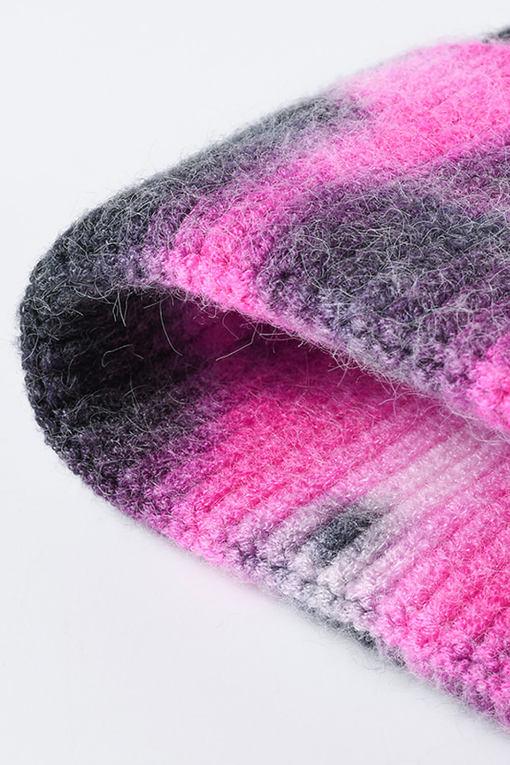 Tie-Dye Cuffed Knit Beanie - Hats - FITGGINS