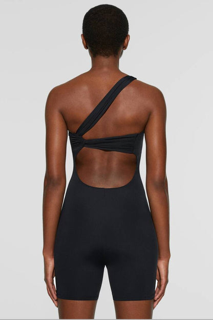 Single Shoulder Active Romper - Active Set - FITGGINS