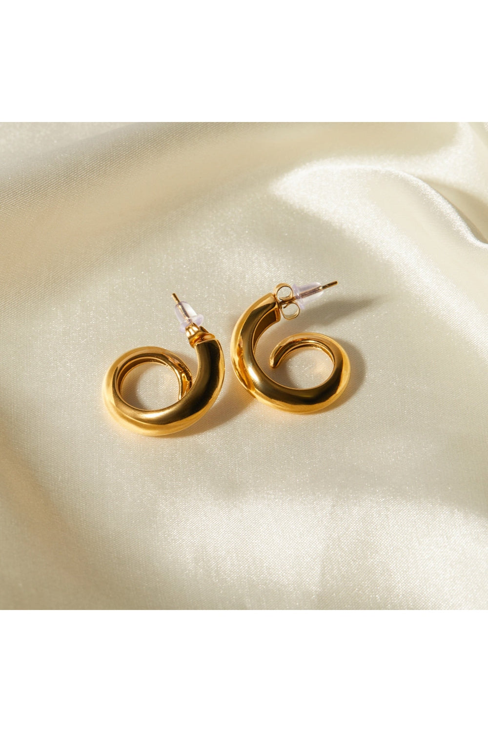 18K Gold-Plated Stainless Steel Earrings - Earrings - FITGGINS