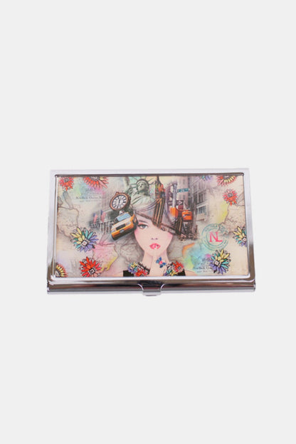 Nicole Lee USA Printed Business Card Case - Handbag - FITGGINS