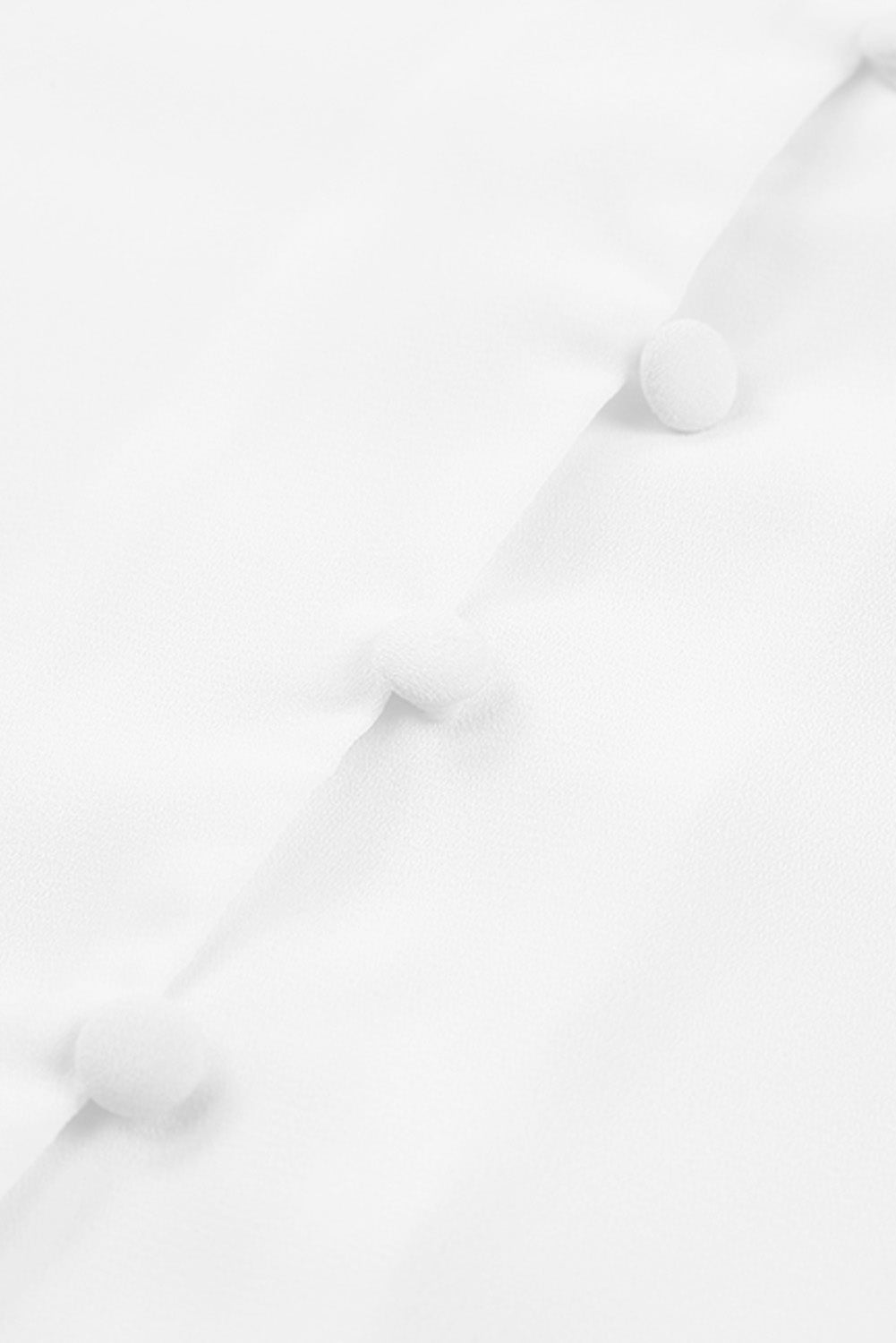 V-Neck Tie Hem Flutter Sleeve Blouse Fitggins