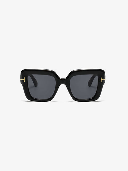 Polycarbonate Frame Square Sunglasses - Sunglasses - FITGGINS