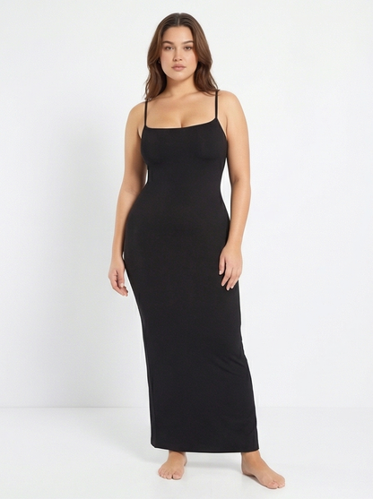 Basic Bae Built-In Shapewear Sleeveless Maxi Dress Fitggins