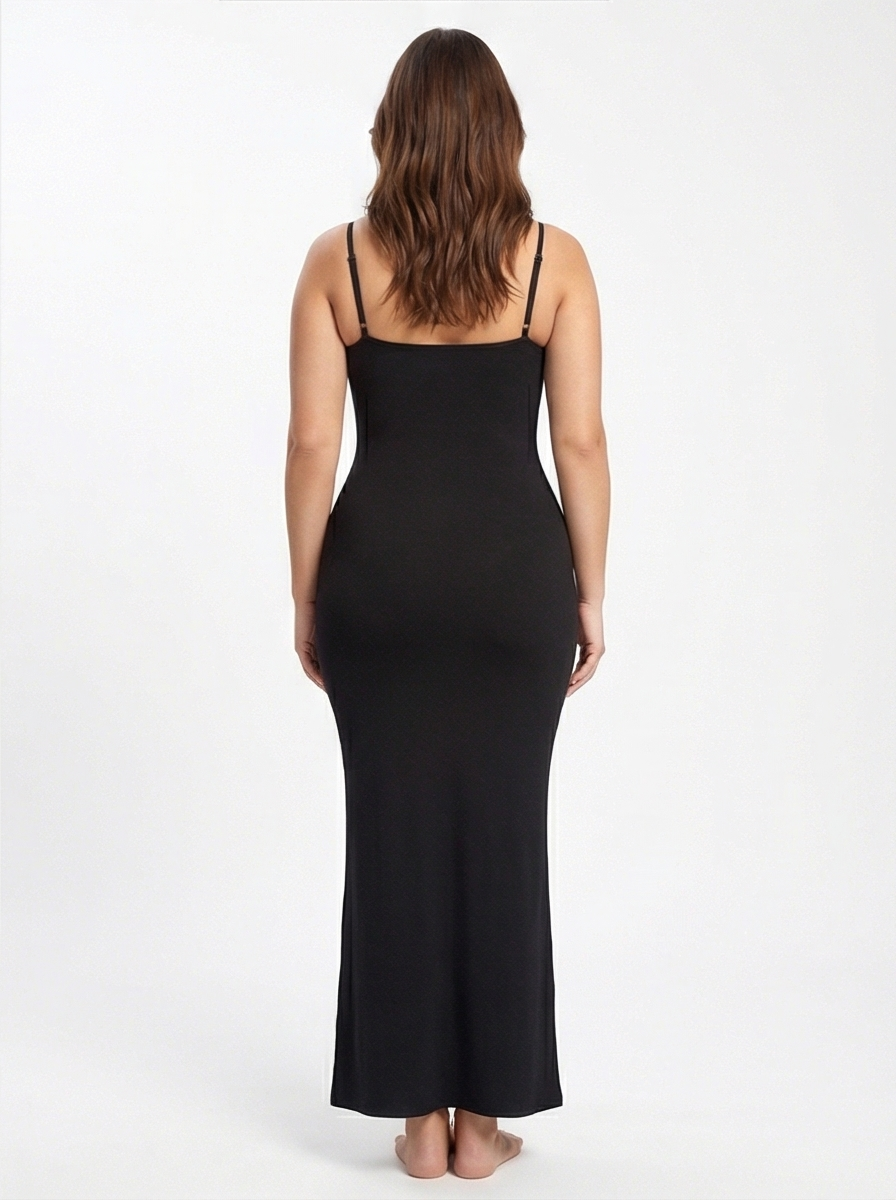 Basic Bae Built-In Shapewear Sleeveless Maxi Dress Fitggins