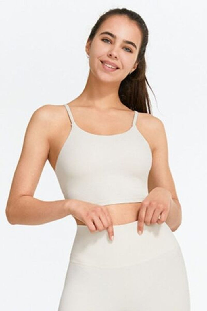Spaghetti Strap Active Cami - Crop Tops & Tank Tops - FITGGINS