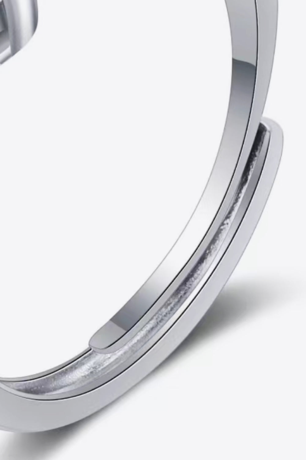 1.5 Carat Moissanite Adjustable Ring - Rings - FITGGINS