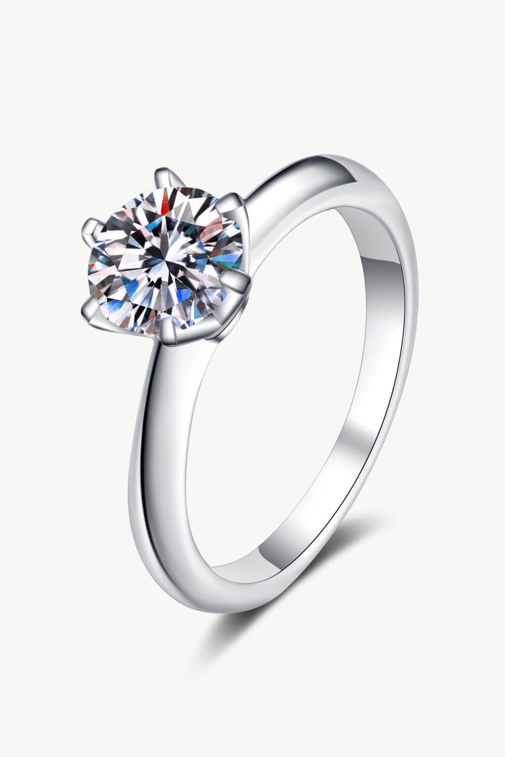 1.5 Carat Moissanite Adjustable Ring - Rings - FITGGINS