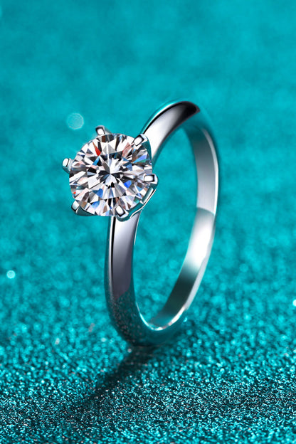 1.5 Carat Moissanite Adjustable Ring - Rings - FITGGINS