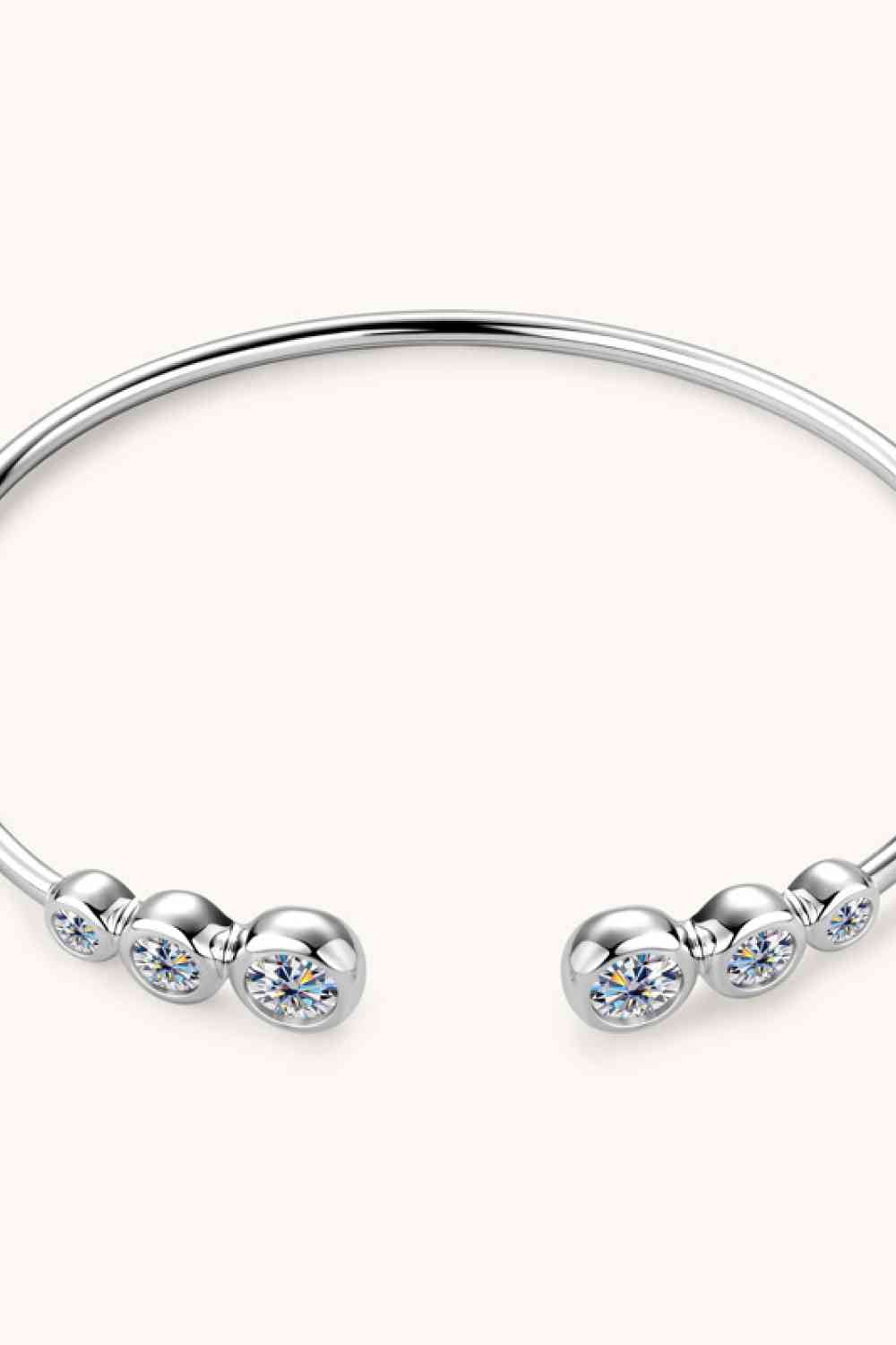 1.8 Carat Moissanite 925 Sterling Silver Bracelet - Bracelets - FITGGINS