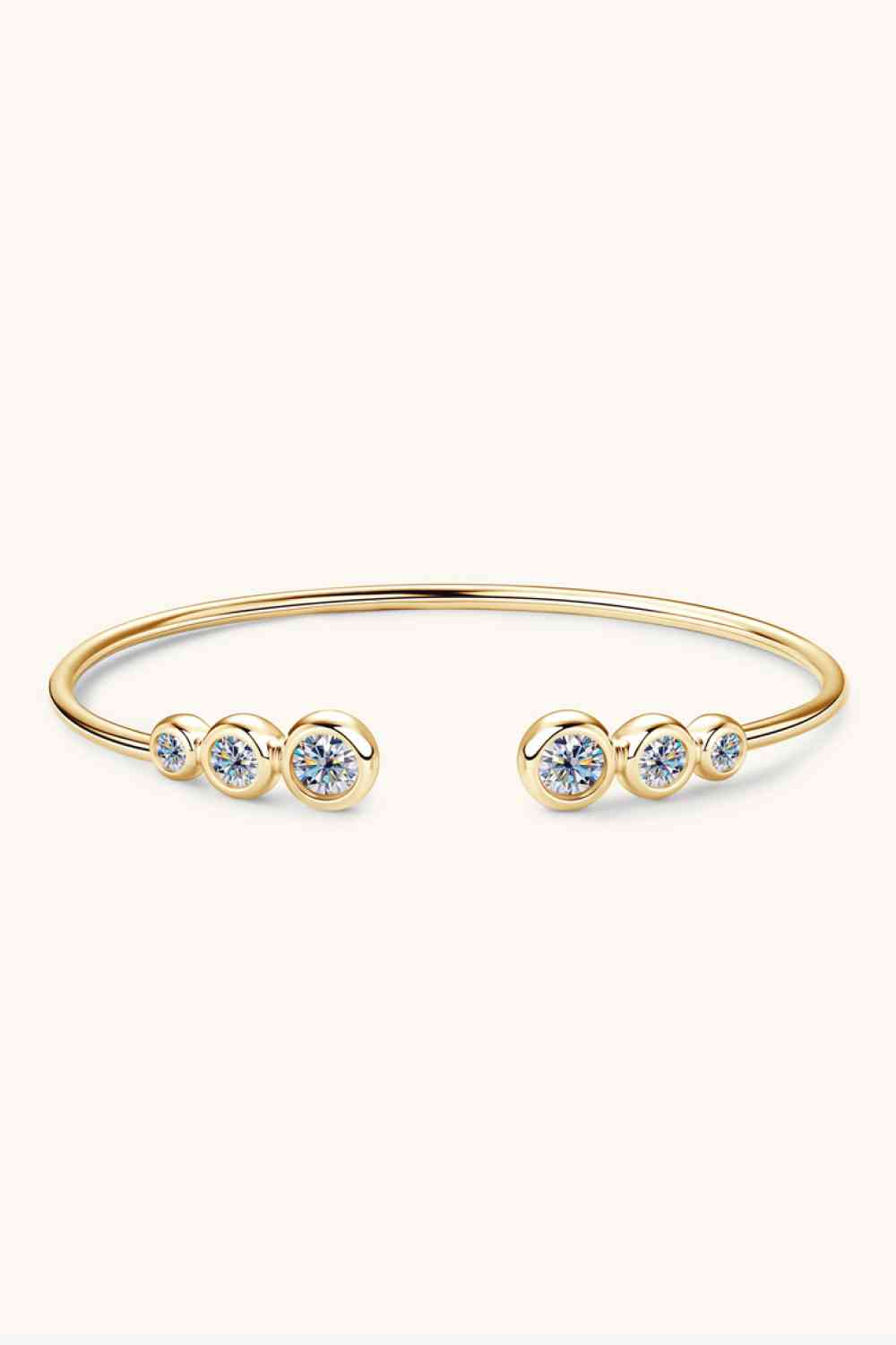 1.8 Carat Moissanite 925 Sterling Silver Bracelet - Bracelets - FITGGINS