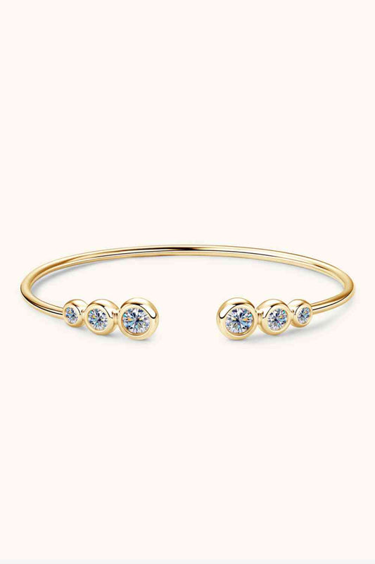 1.8 Carat Moissanite 925 Sterling Silver Bracelet - Bracelets - FITGGINS