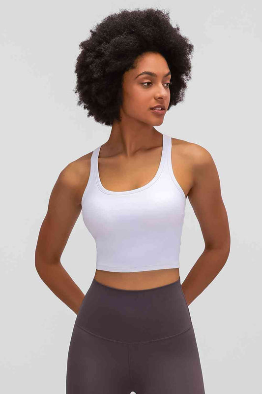 Racerback Sports Bra - Crop Tops & Tank Tops - FITGGINS