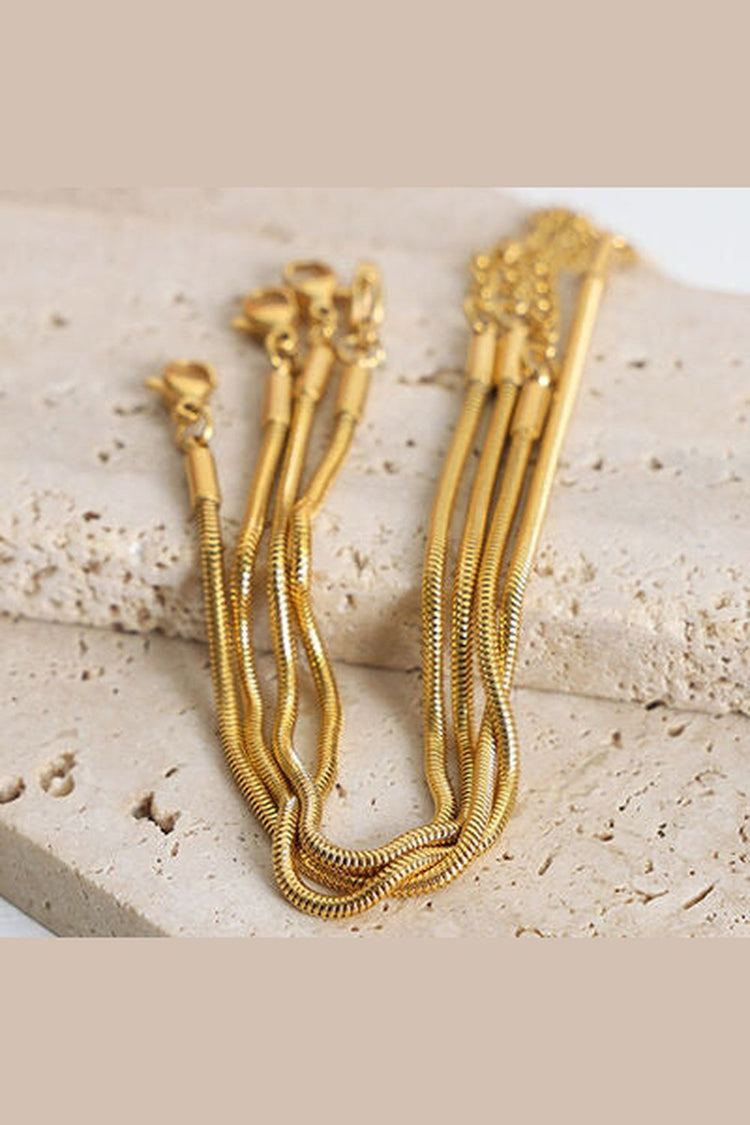 18K Gold-Plated Minimalist Bracelet - Bracelets - FITGGINS