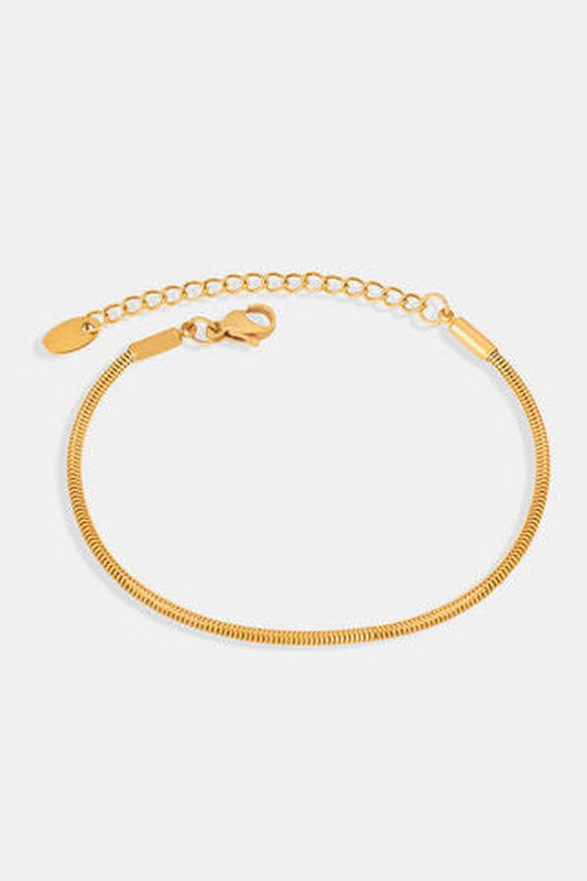 18K Gold-Plated Minimalist Bracelet - Bracelets - FITGGINS