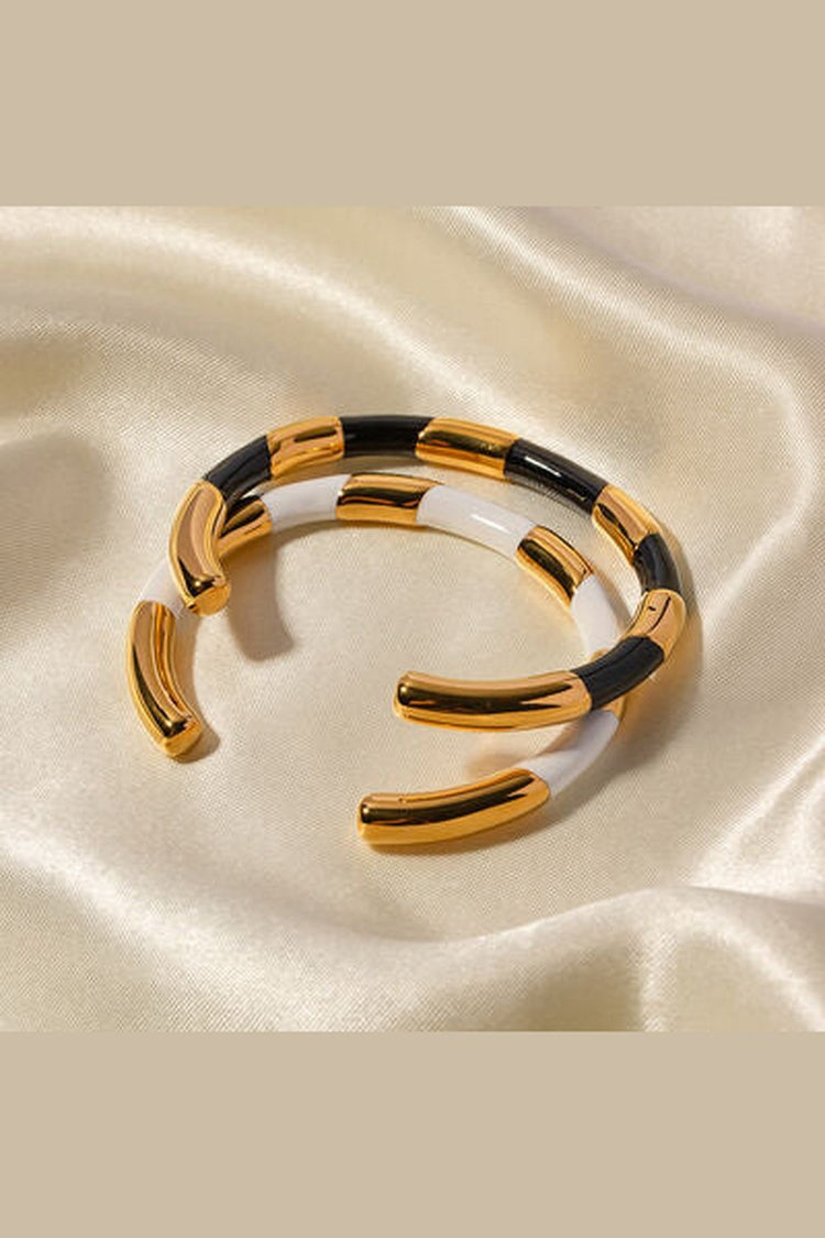18K Gold-Plated Stainless Steel Bracelet - Bracelets - FITGGINS