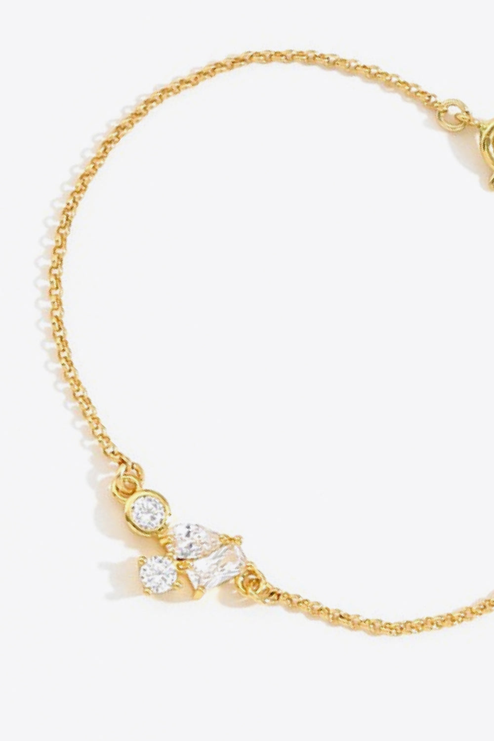 18K Gold Plated Zircon Bracelet - Bracelets - FITGGINS