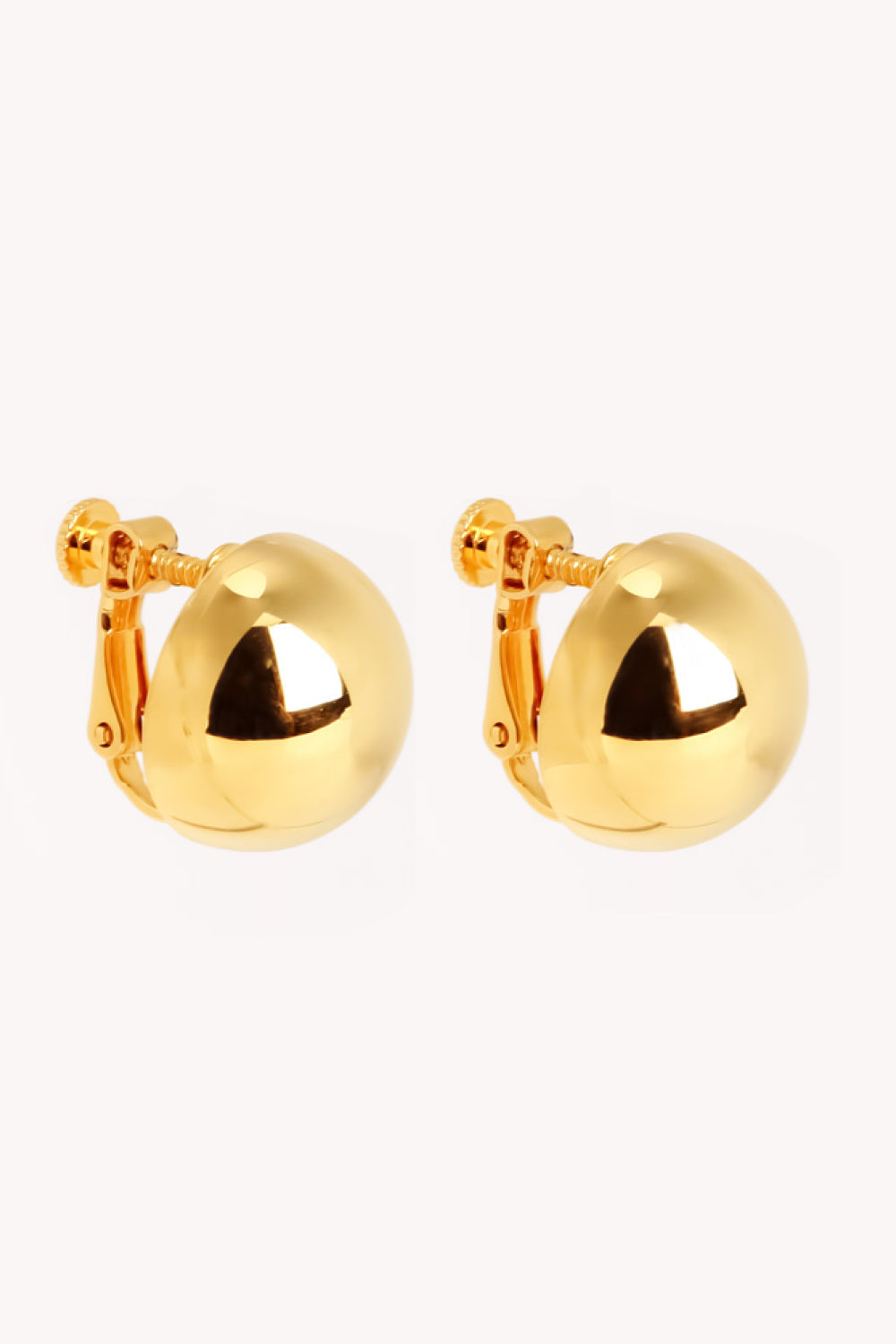 18K Gold Plated Ball Stud Earrings - Earrings - FITGGINS
