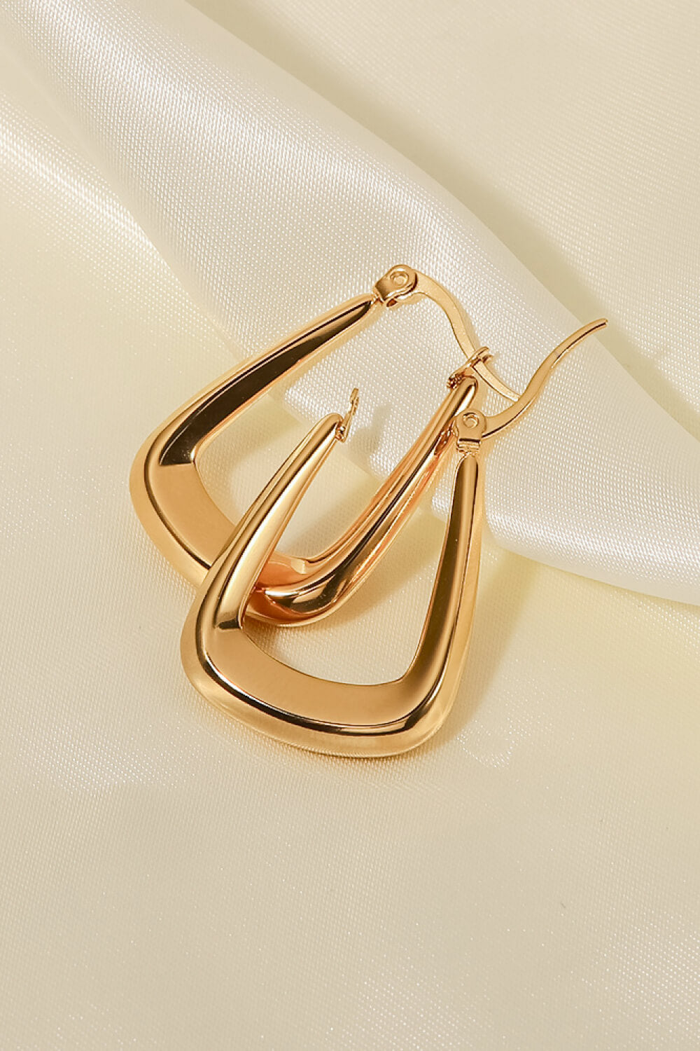 18K Gold-Plated Geometric Earrings - Earrings - FITGGINS