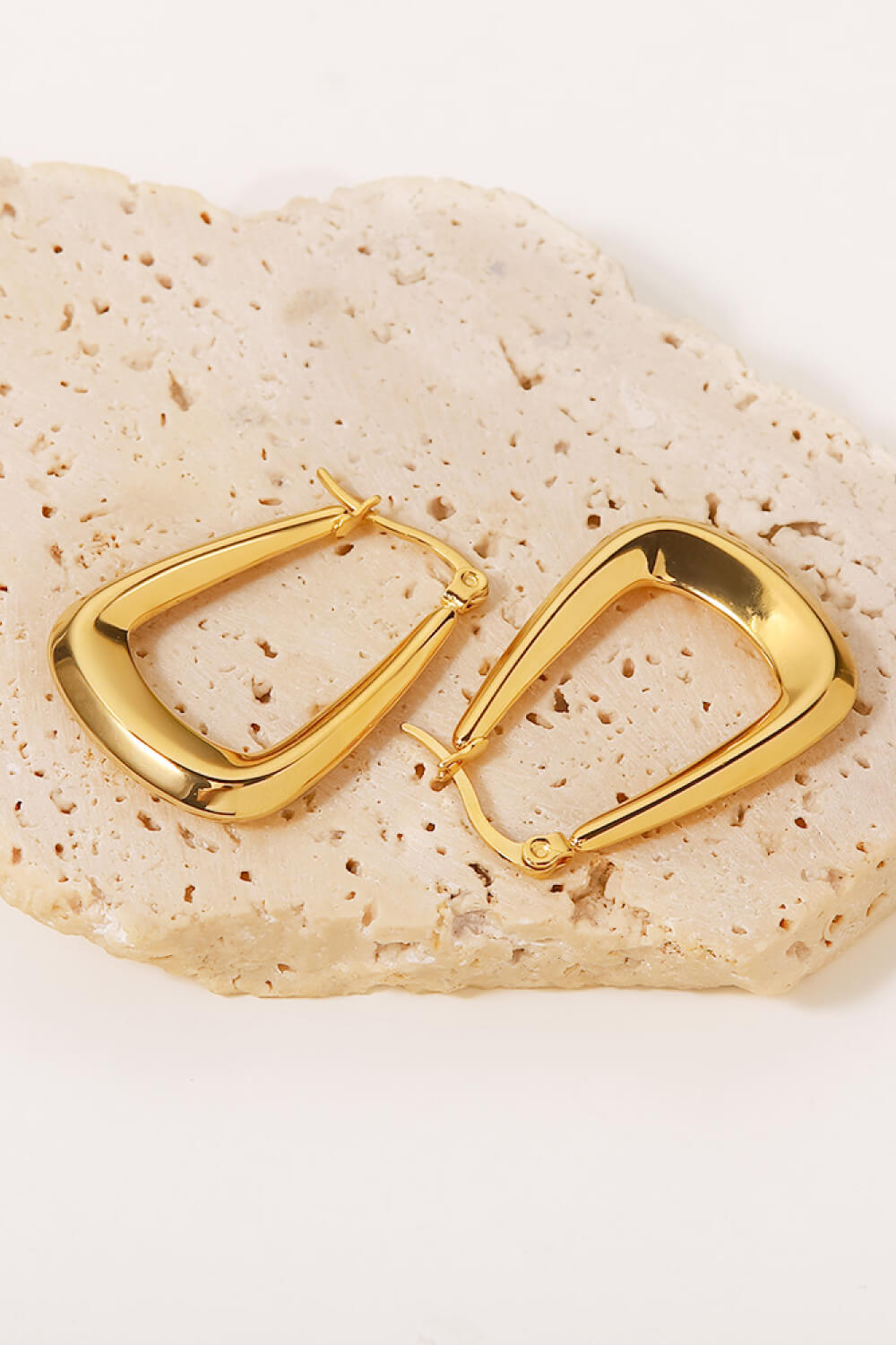 18K Gold-Plated Geometric Earrings - Earrings - FITGGINS