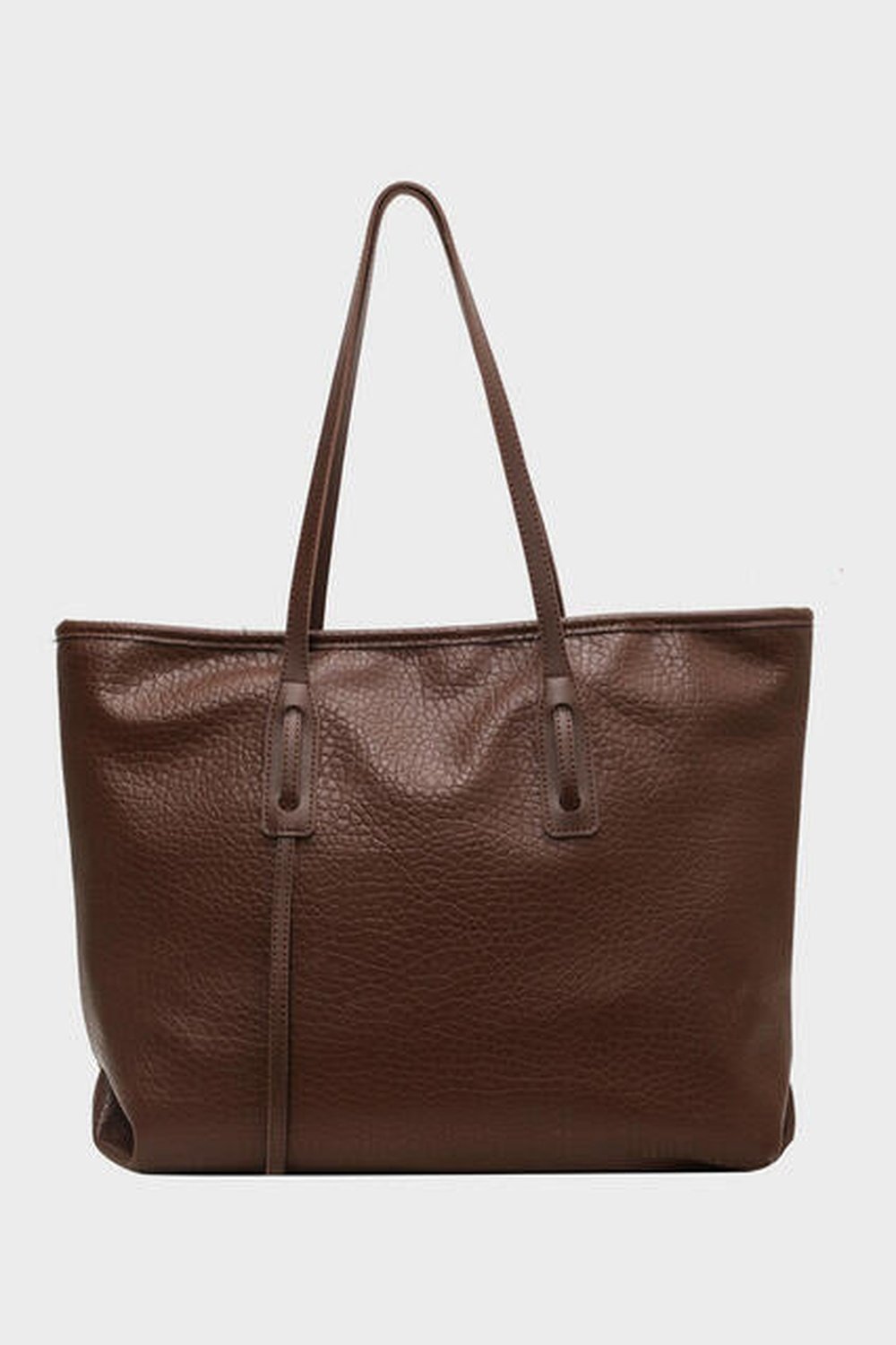 PU Leather Tote Bag - Handbag - FITGGINS