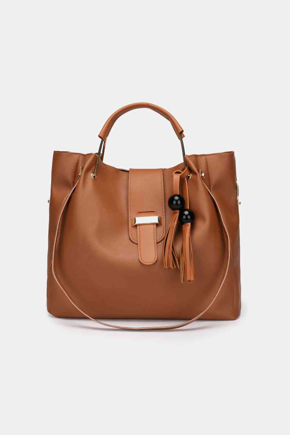 2-Piece PU Leather Bag Set - Handbag - FITGGINS