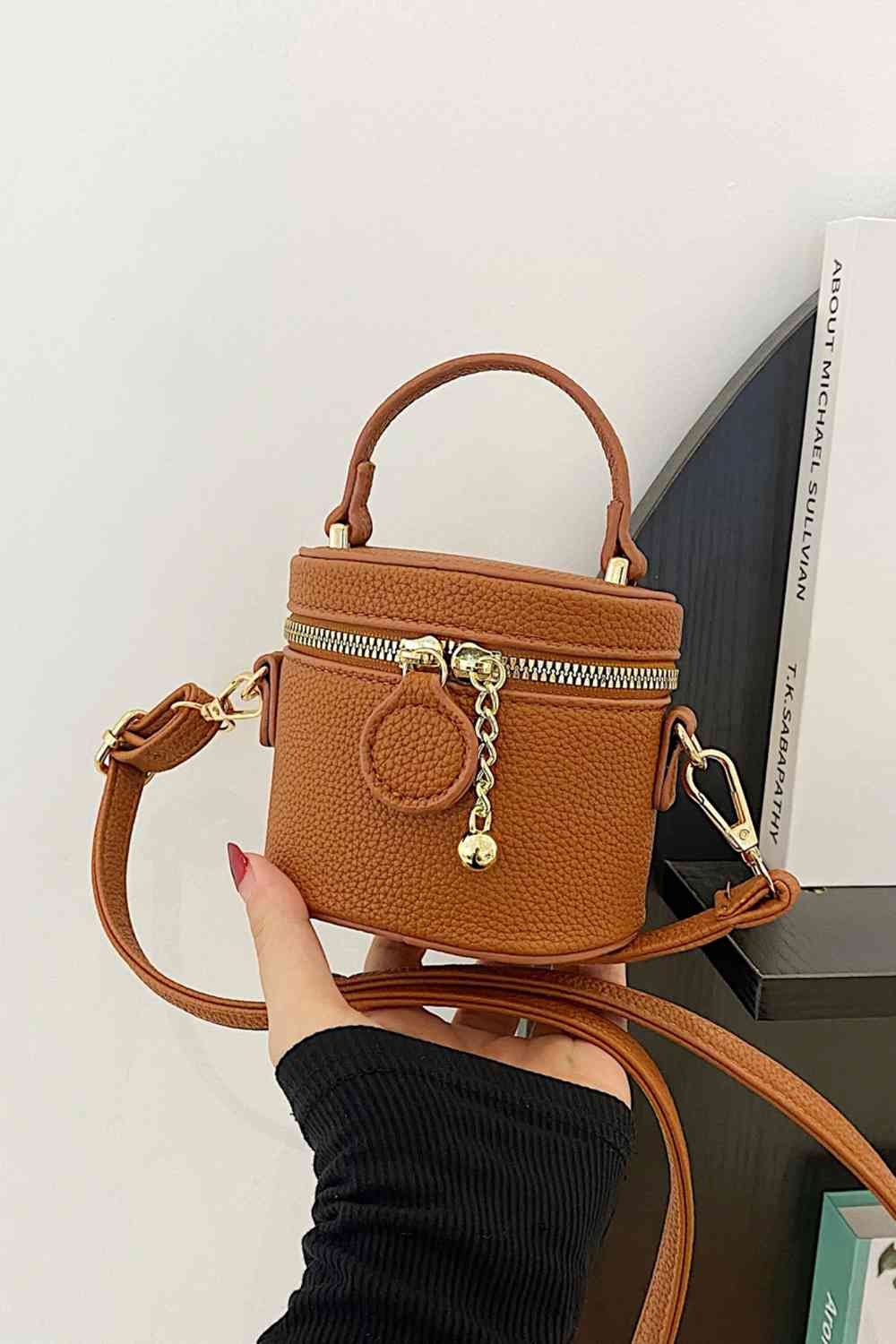 PU Leather Crossbody Bag - Handbag - FITGGINS