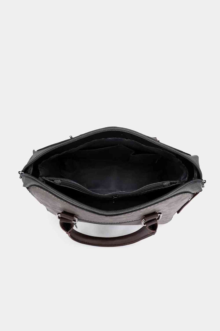 4-Piece PU Leather Bag Set - Handbag - FITGGINS