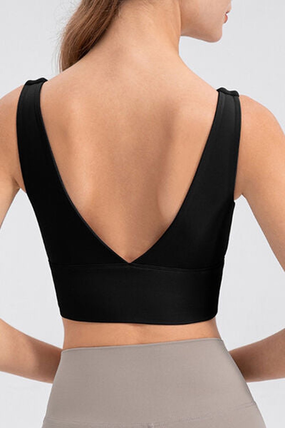 Scoop Neck Wide Strap Active Tank - Crop Tops & Tank Tops - FITGGINS