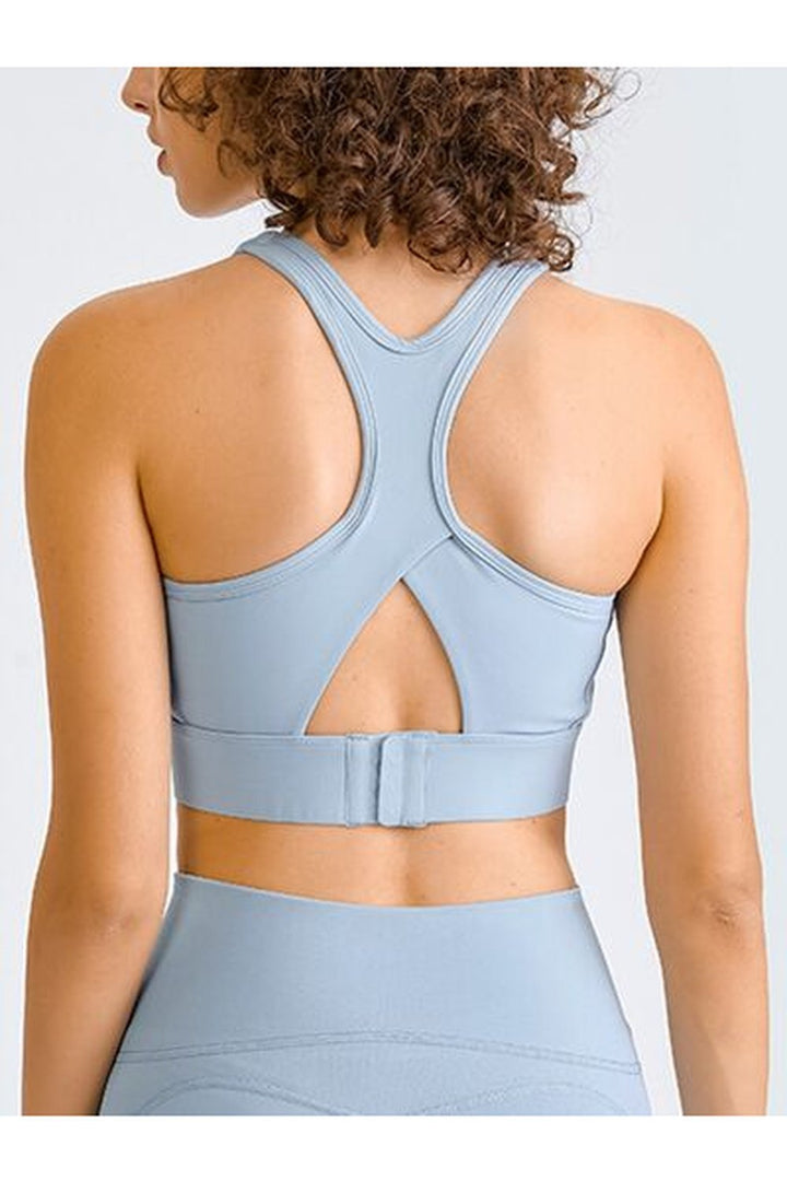 Double Take Square Neck Racerback Cropped Tank - Crop Tops & Tank Tops - FITGGINS