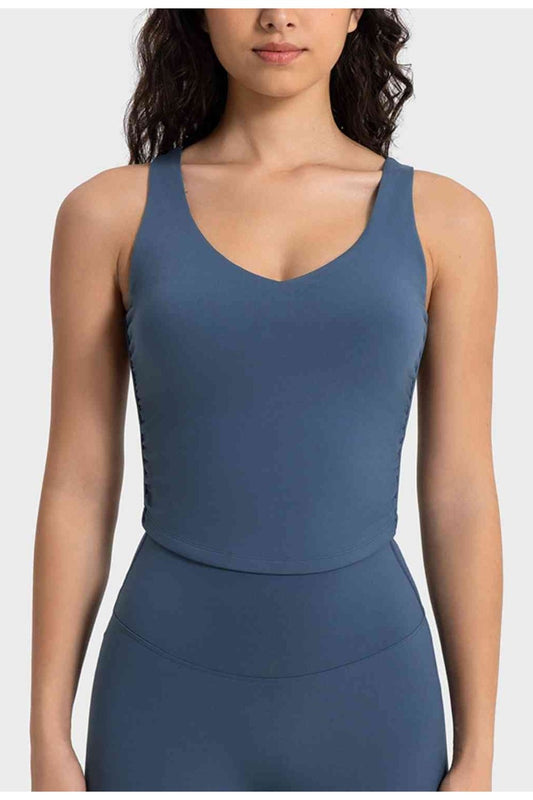Cropped Sport Tank - Crop Tops & Tank Tops - FITGGINS