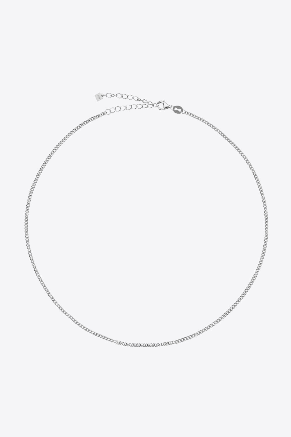 925 Sterling Silver Choker Necklace - Necklaces - FITGGINS
