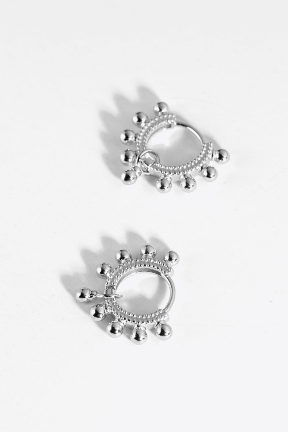925 Sterling Silver Huggie Earrings - Earrings - FITGGINS