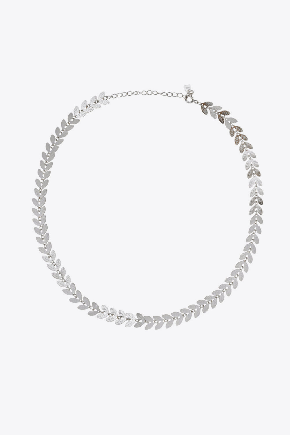 925 Sterling Silver Leaf Necklace - Necklaces - FITGGINS