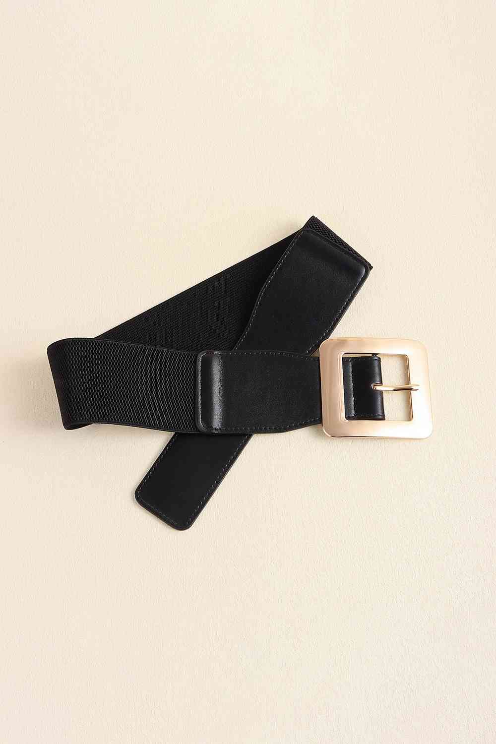 Alloy Buckle PU Leather Belt - Belt - FITGGINS