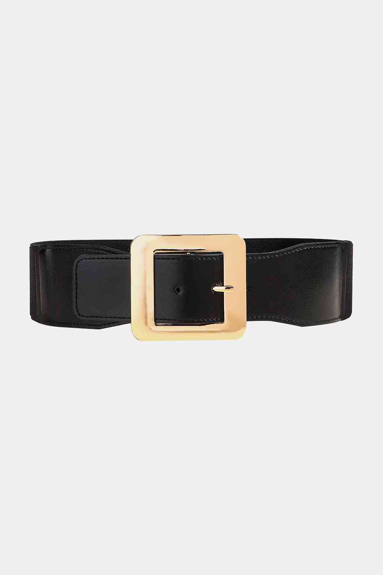 Alloy Buckle PU Leather Belt - Belt - FITGGINS