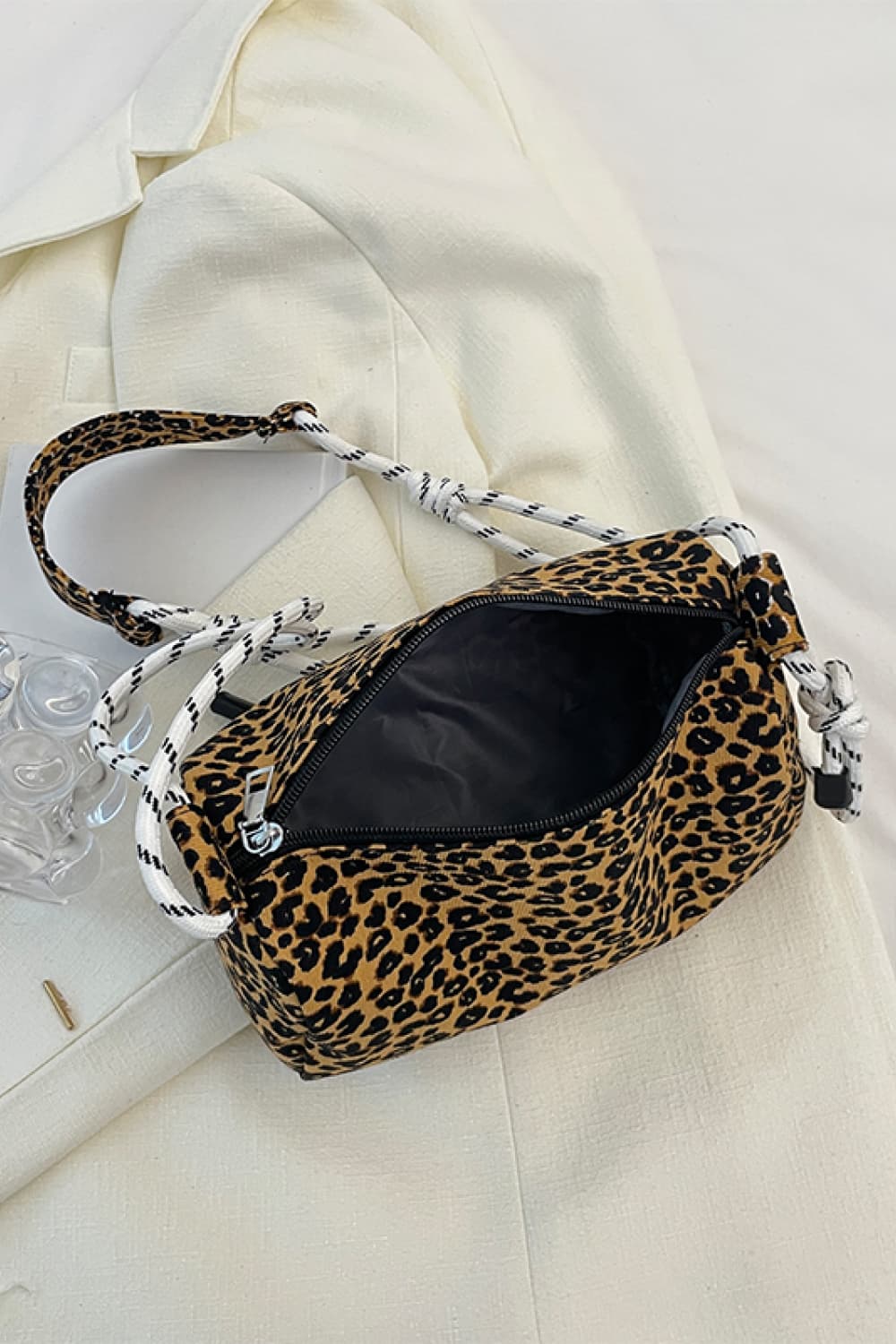 Animal Print Nylon Handbag - Handbag - FITGGINS