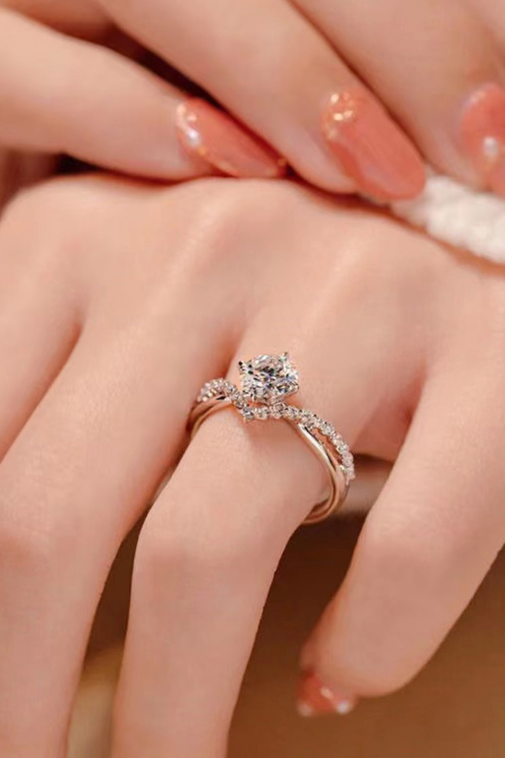 Bold Beauty 1 Carat Moissanite Heart-Shaped Ring - Rings - FITGGINS