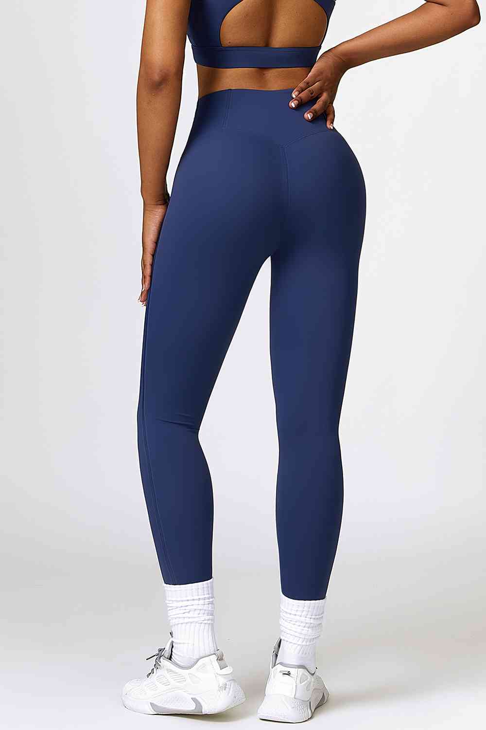 Breathable Wide Waistband Active Leggings - Leggings - FITGGINS
