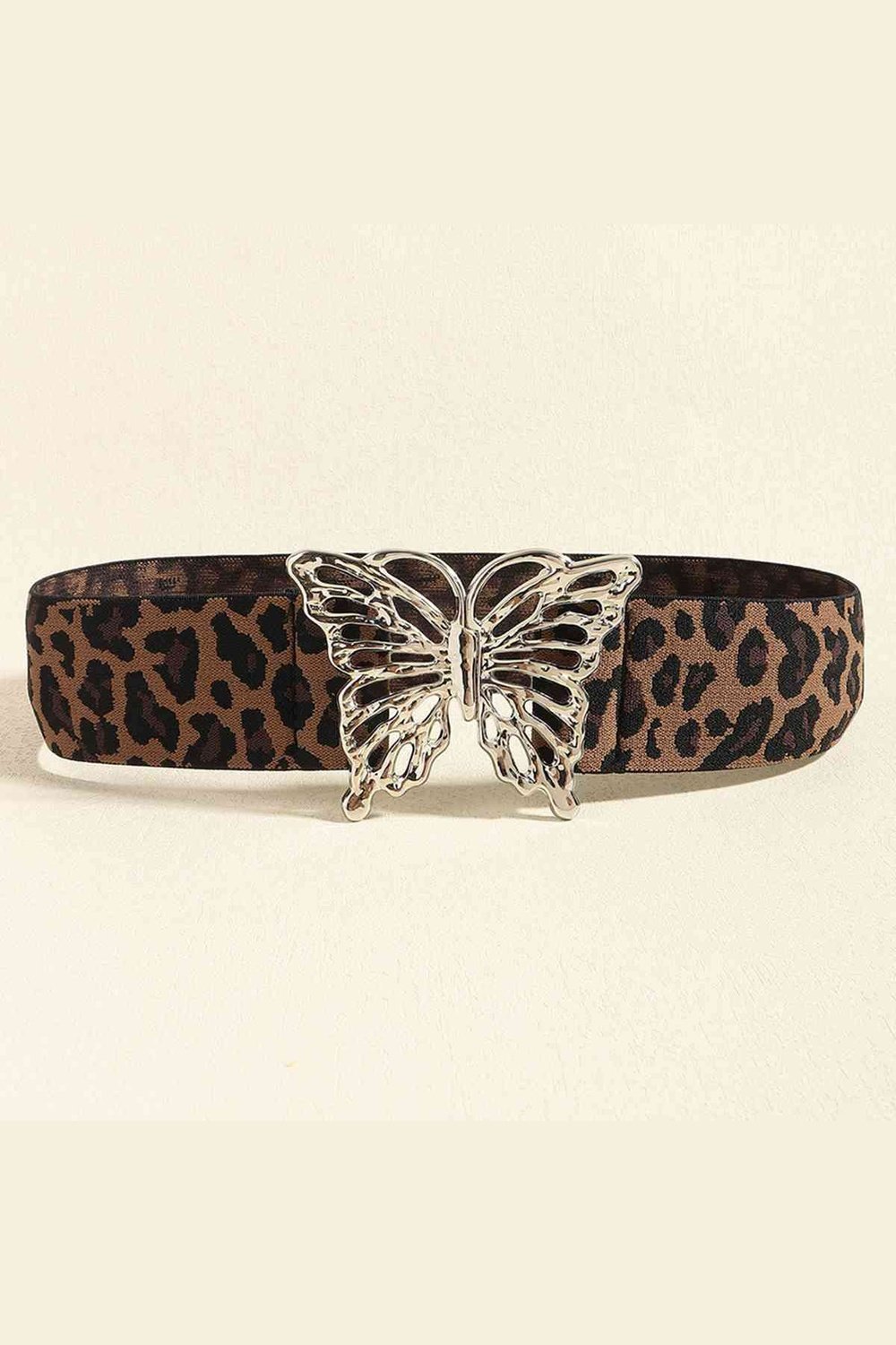 Butterfly Alloy Buckle Elastic Belt - Belt - FITGGINS