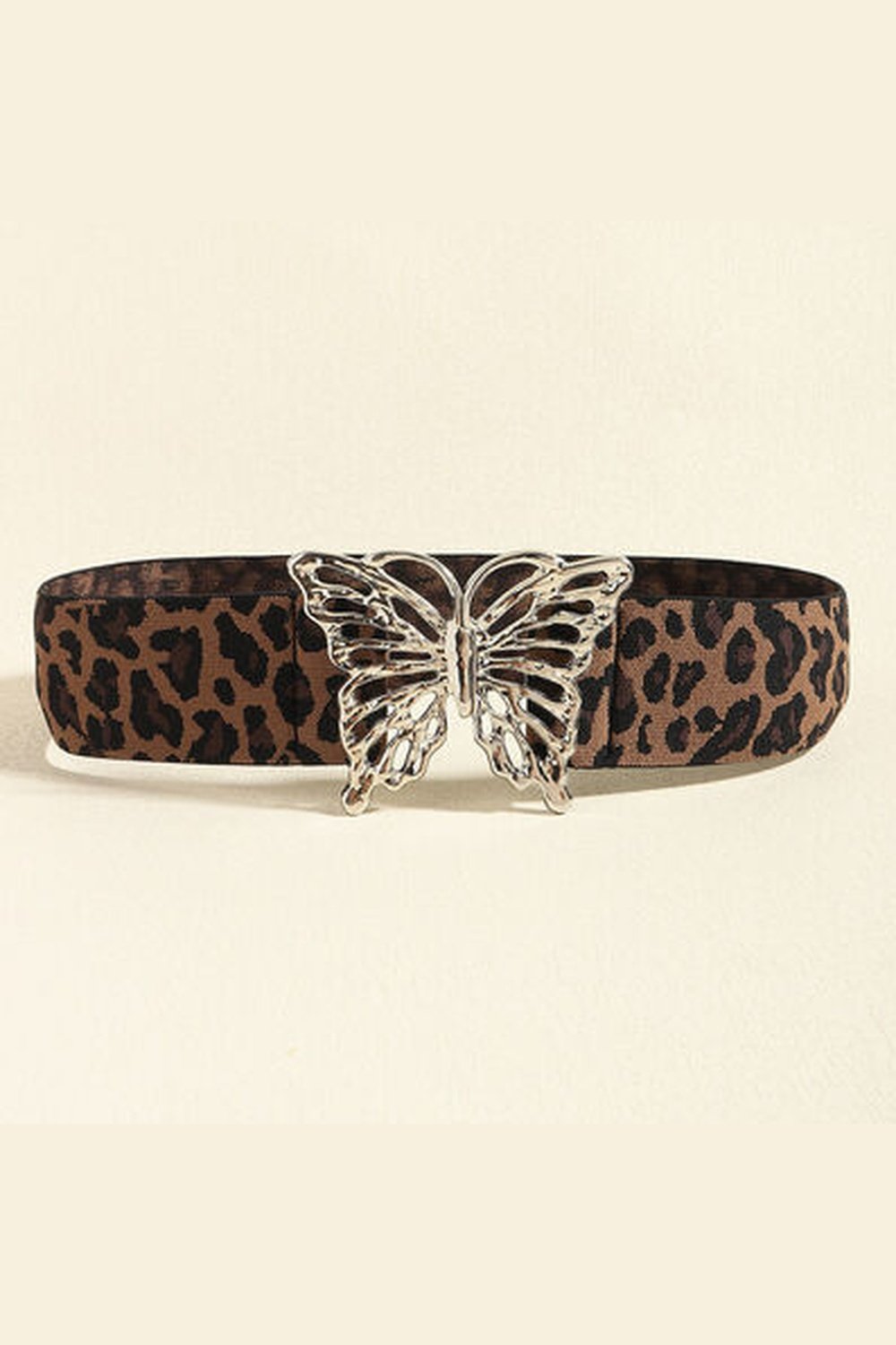 Butterfly Alloy Buckle Elastic Belt - Belt - FITGGINS