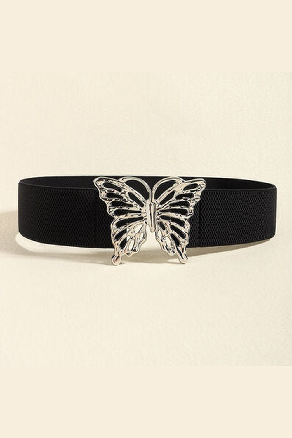 Butterfly Alloy Buckle Elastic Belt - Belt - FITGGINS