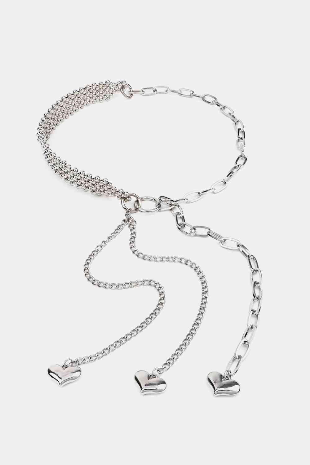 CCB Bead Heart Charm Belt - Belt - FITGGINS