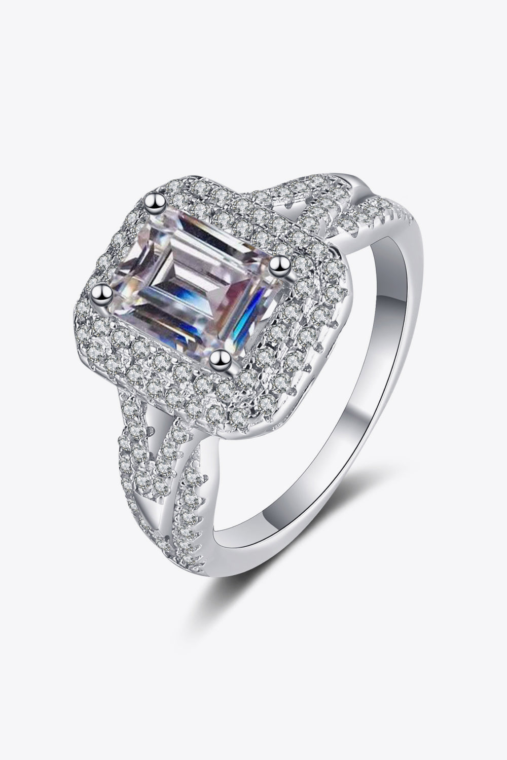 Can't Stop Your Shine 2 Carat Moissanite Ring - Rings - FITGGINS