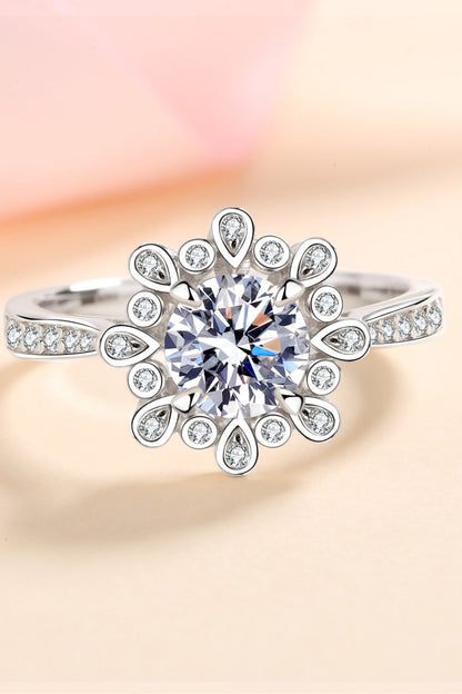 Can't Stop Your Shine 925 Sterling Silver Moissanite Ring - Rings - FITGGINS