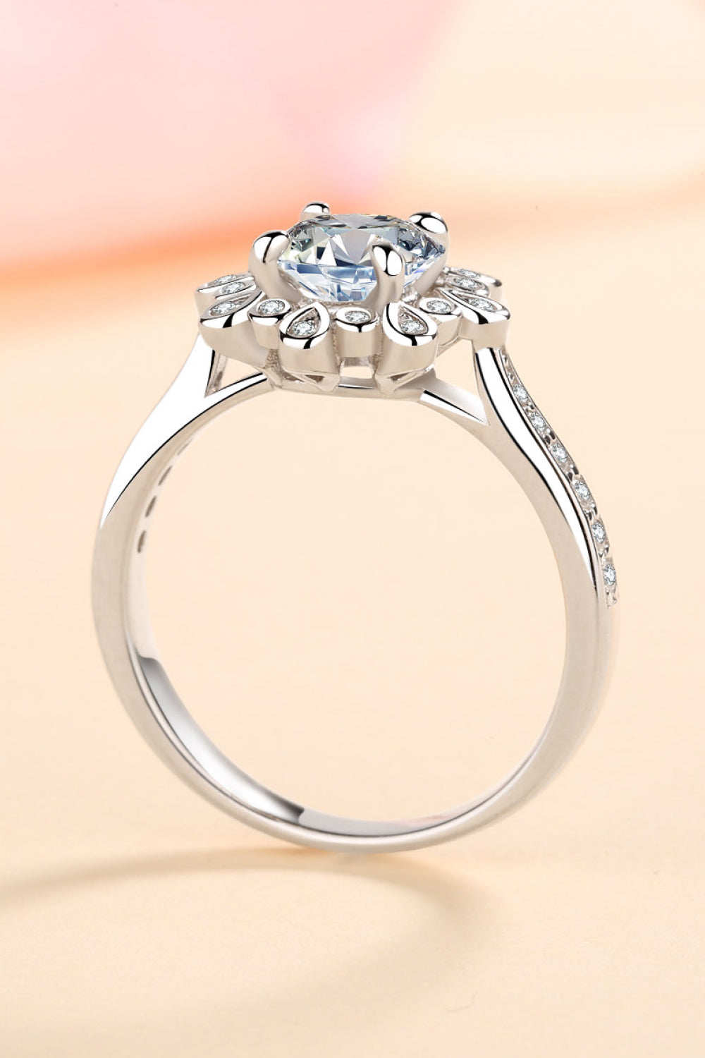 Can't Stop Your Shine 925 Sterling Silver Moissanite Ring - Rings - FITGGINS
